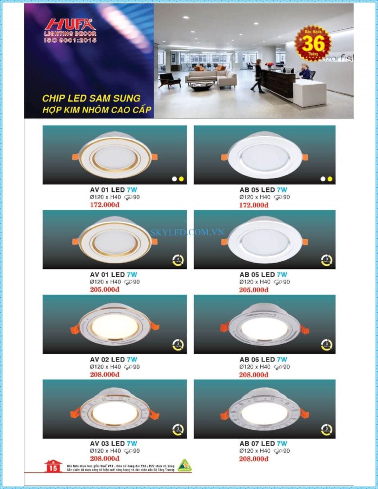 Bang Gia Den Led Hufa 2022 016