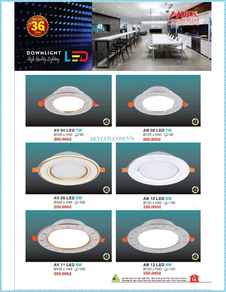 Bang Gia Den Led Hufa 2022 017