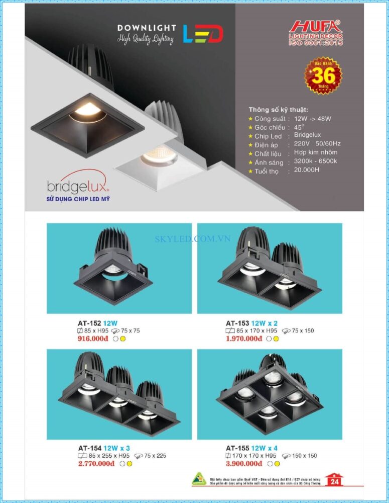 Bang Gia Den Led Hufa 2022 025