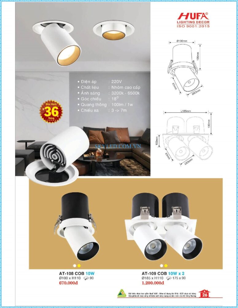 Bang Gia Den Led Hufa 2022 027