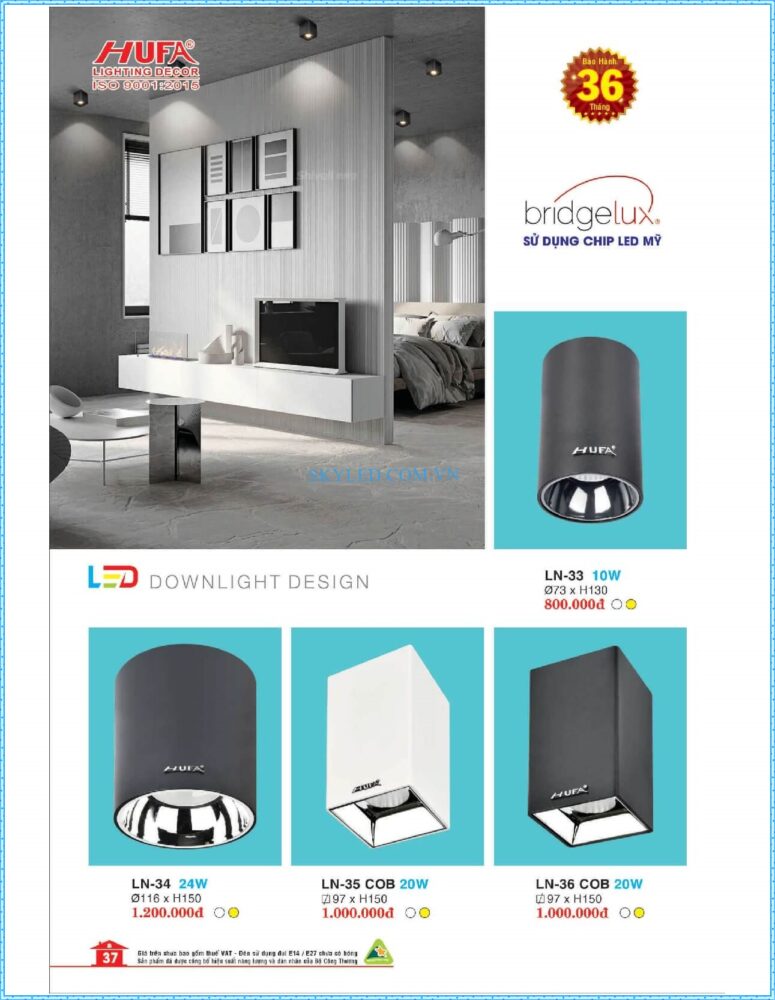 Bang Gia Den Led Hufa 2022 038