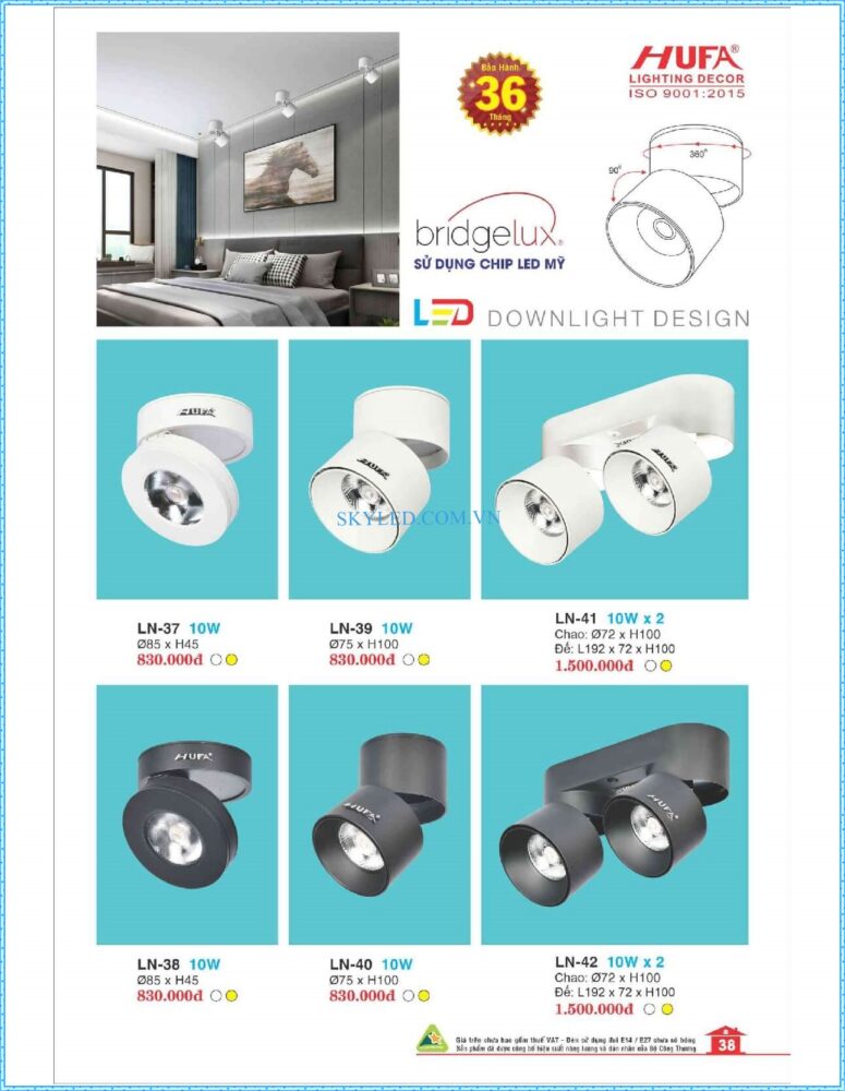 Bang Gia Den Led Hufa 2022 039