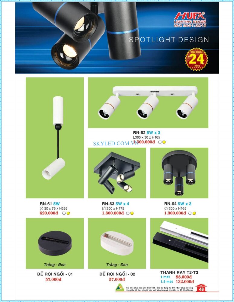 Bang Gia Den Led Hufa 2022 049