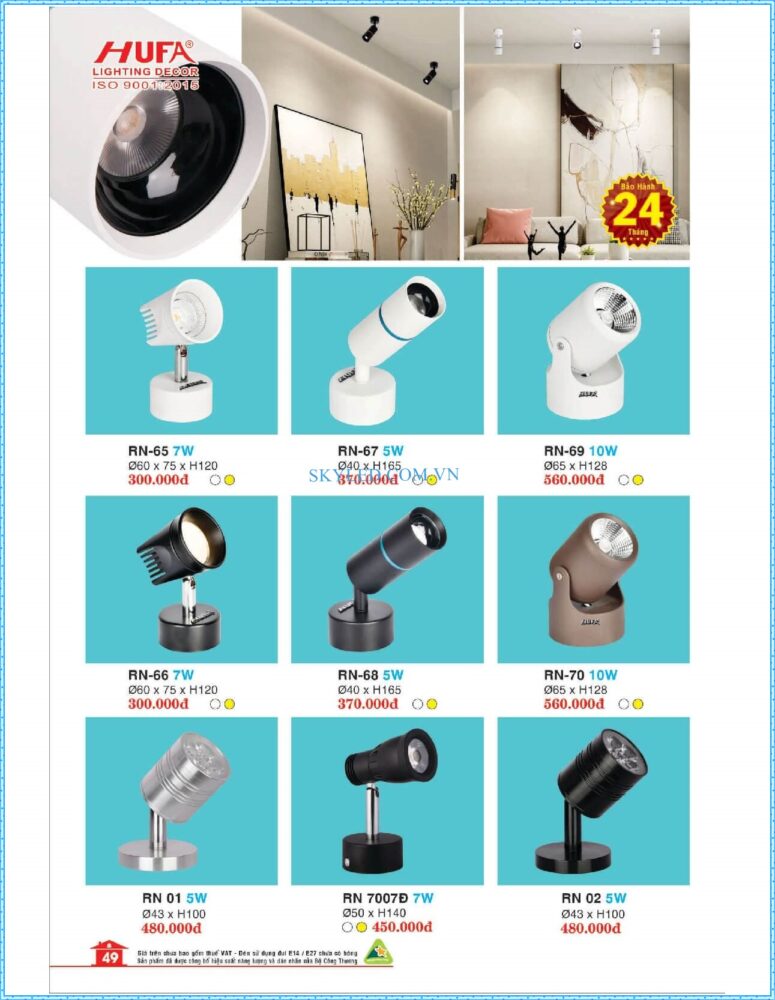 Bang Gia Den Led Hufa 2022 050