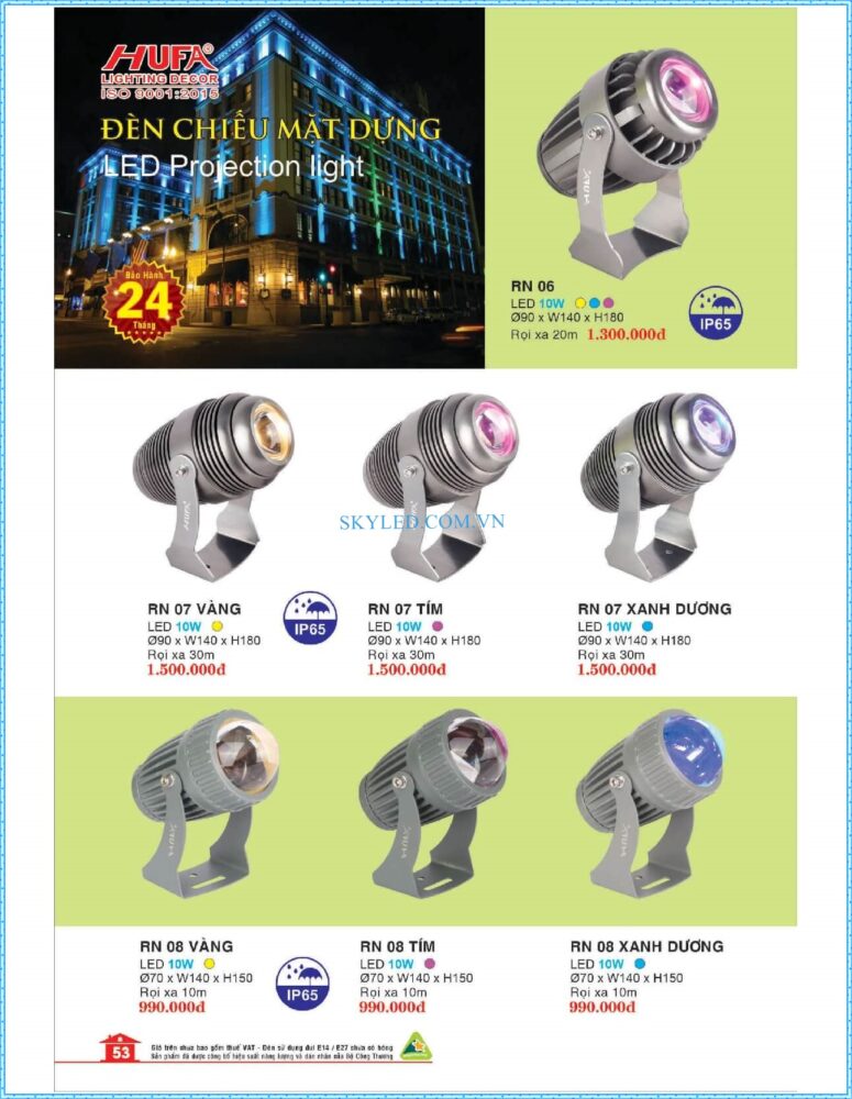 Bang Gia Den Led Hufa 2022 054