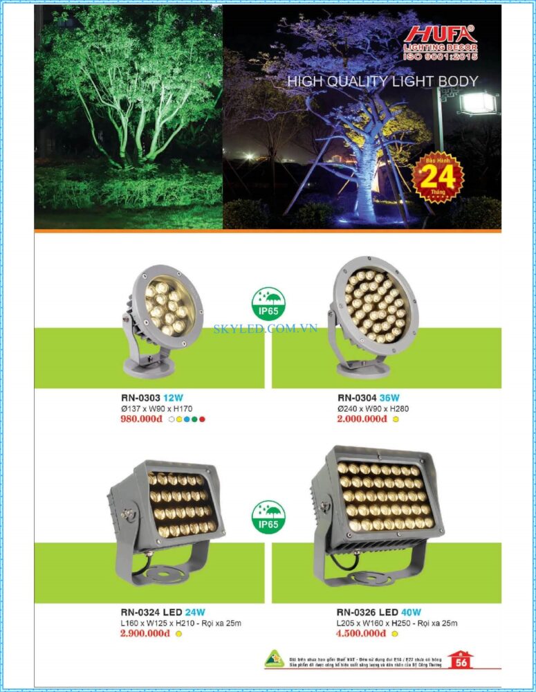 Bang Gia Den Led Hufa 2022 057