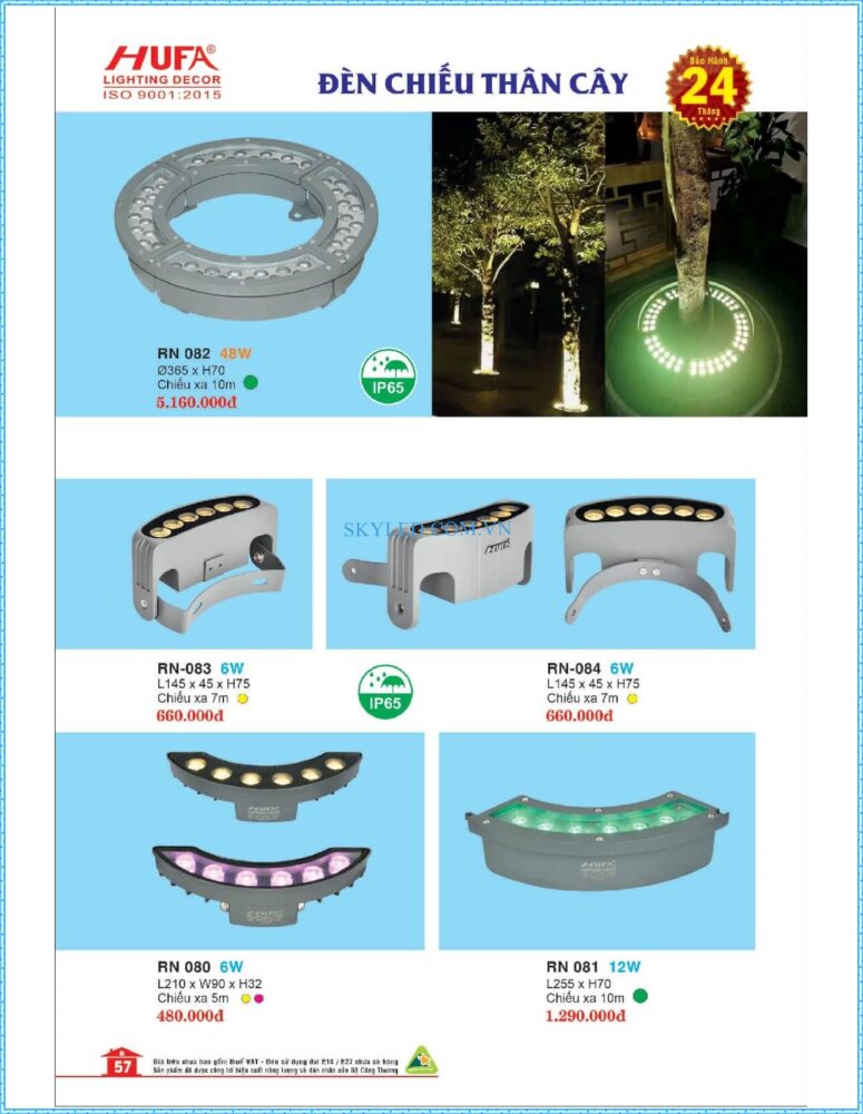 Bang Gia Den Led Hufa 2022 058