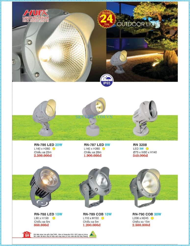 Bang Gia Den Led Hufa 2022 060