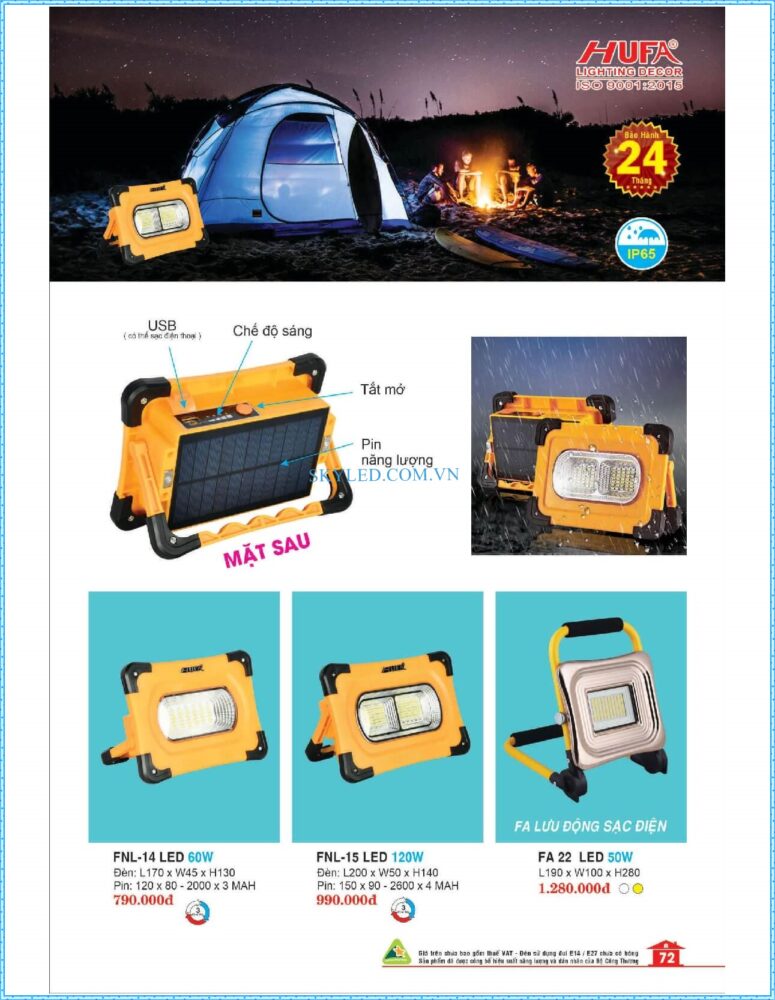 Bang Gia Den Led Hufa 2022 073