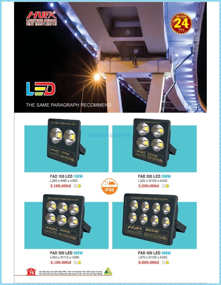 Bang Gia Den Led Hufa 2022 076