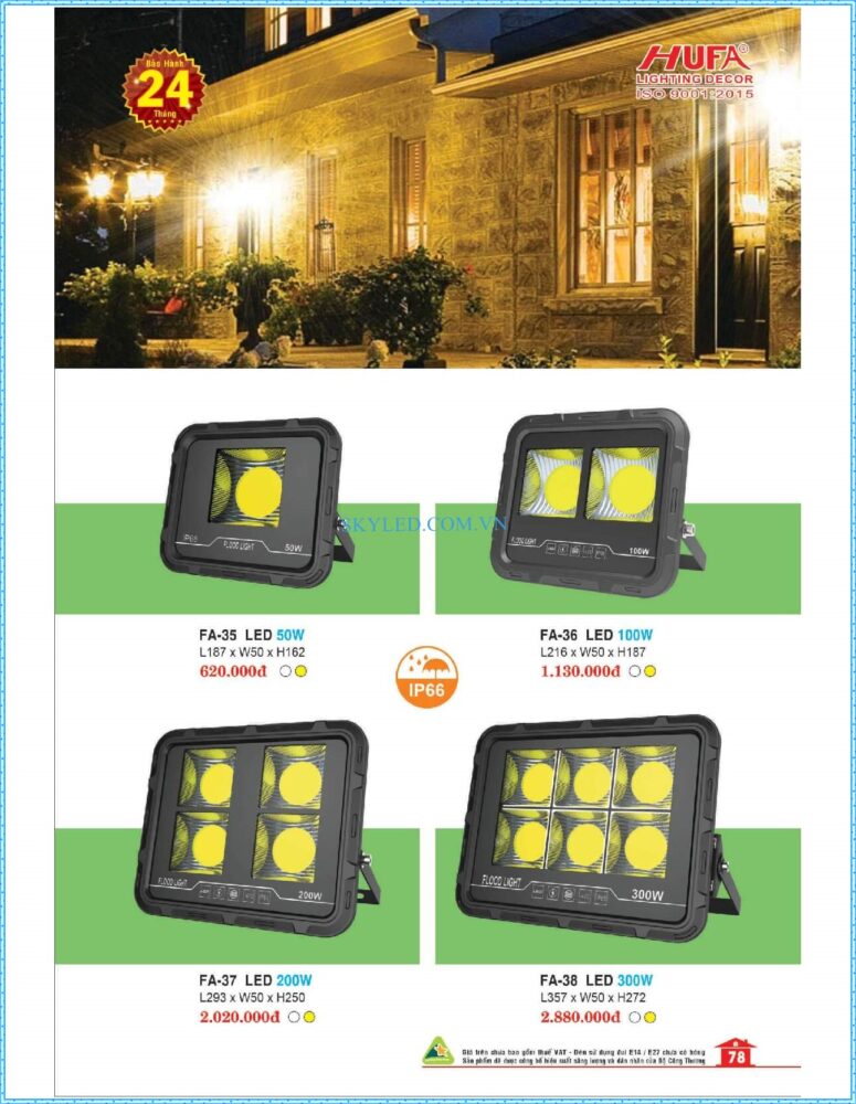 Bang Gia Den Led Hufa 2022 079