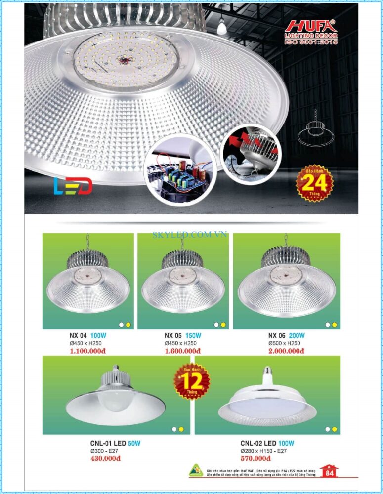 Bang Gia Den Led Hufa 2022 085