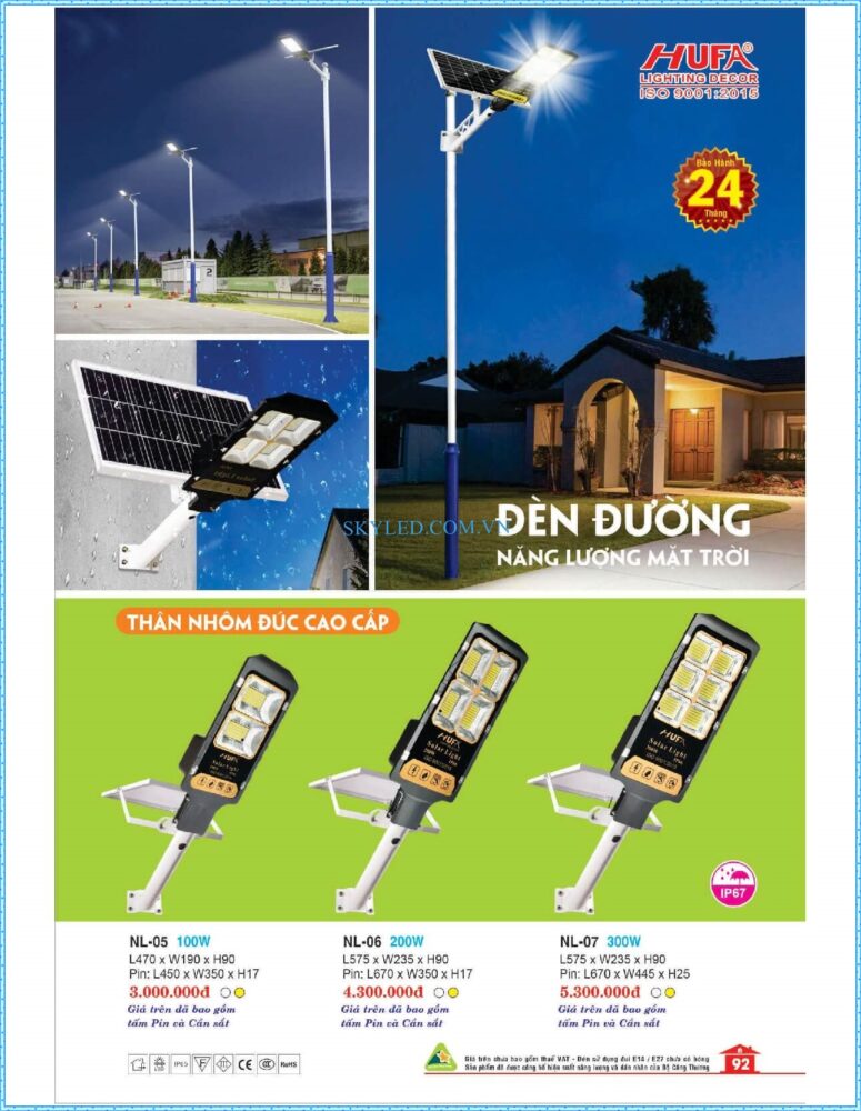 Bang Gia Den Led Hufa 2022 093