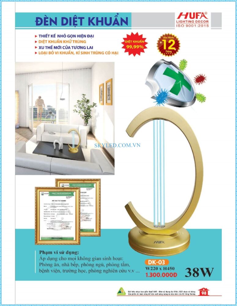 Bang Gia Den Led Hufa 2022 099