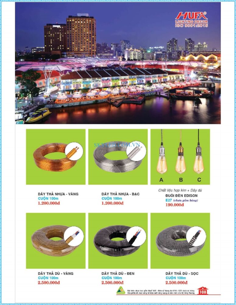 Bang Gia Den Led Hufa 2022 109