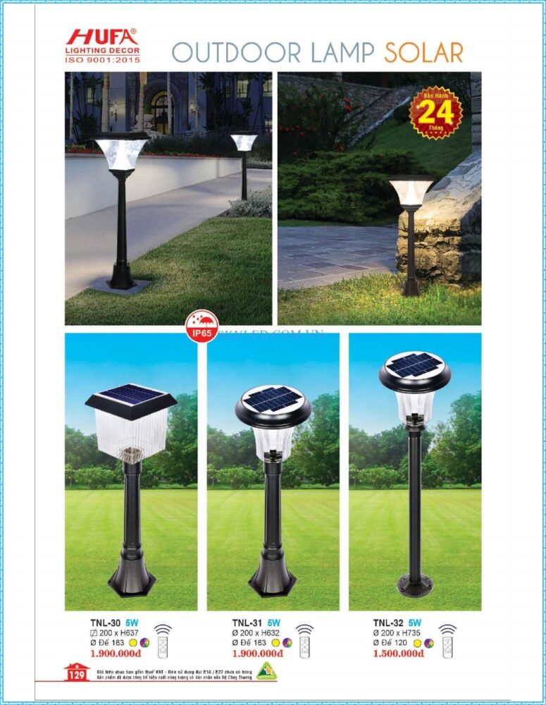 Bang Gia Den Led Hufa 2022 130