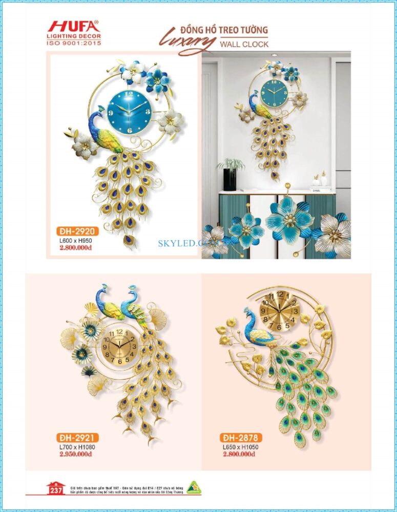 Bang Gia Den Led Hufa 2022 238