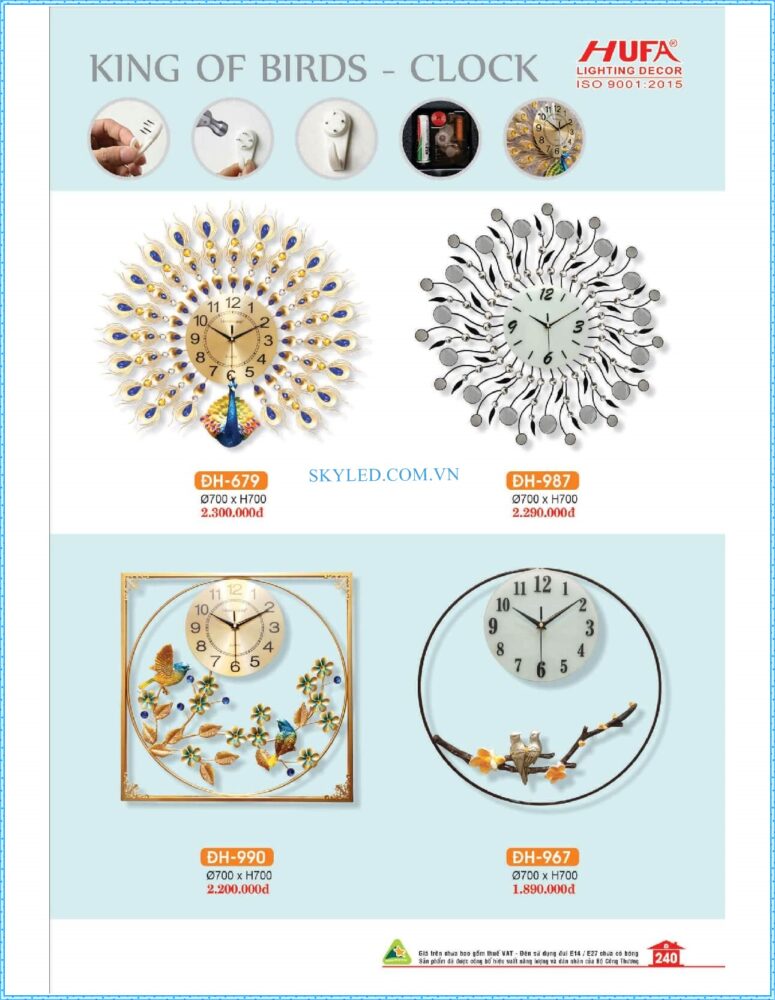 Bang Gia Den Led Hufa 2022 241