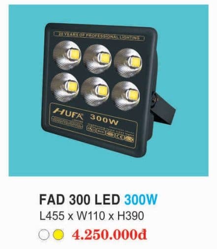 Den Pha Fad 300 Led 300w Hufa