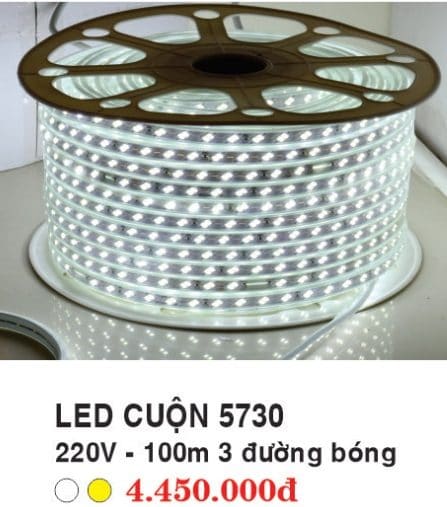 Led Cuon Mau Trang