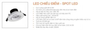 Bo Den Chieu Diem Spotlight 3w