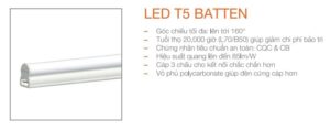 Bo Den T5 Batten 9 6w