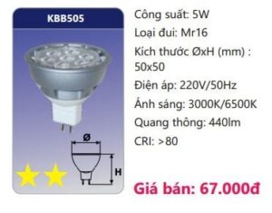 Bong Led Dui Ghimkbb505