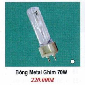 Bong Metal Ghim 70w Trang