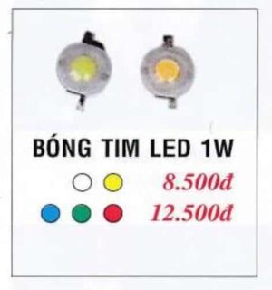 Bong Tim Led 1w 1