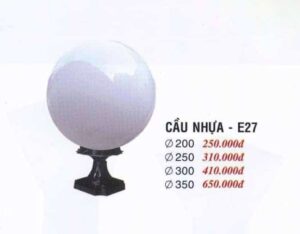 Cau Nhua E27 1