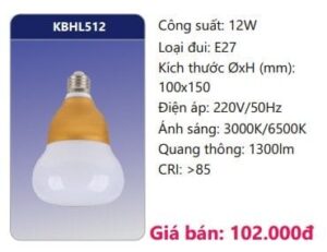 Den Led Bulb Kbhl512 12w