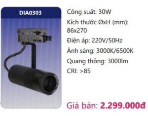 Den Led Chieu Diem Thanh Ray Dia0303