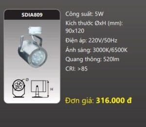 Den Led Chieu Diem Thanh Ray Sdia809