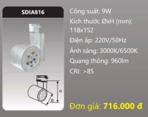 Den Led Chieu Diem Thanh Ray Sdia816