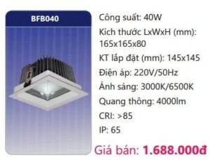 Den Led Downlight Am Tran Cao Chieu Saubfb040