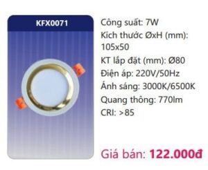 Den Led Downlight Am Tran Trang Trikfx0071