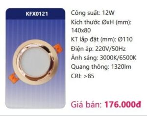 Den Led Downlight Am Tran Trang Trikfx0121