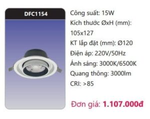 Den Led Downlight Chieu Diemdfc1154