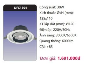 Den Led Downlight Chieu Diemdfc1304