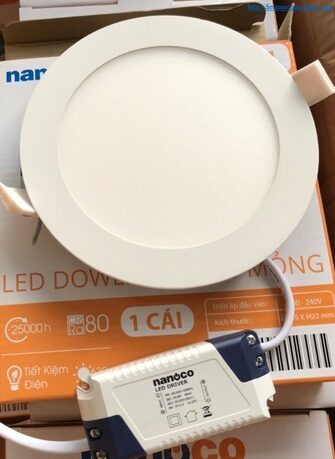 Den Led Downlight Sieu Mong 12w 220v Nsd1231 Nsd1241 Nsd1261 Nanoco 3