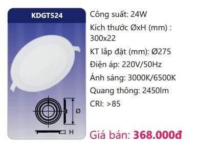 Den Led Panel Am Tran Kdgt524