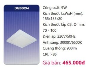 Den Led Panel Da Nang Cam Bien Dgb0094