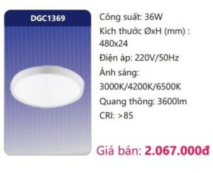 Den Led Panel Op Tran Sieu Mong Doi Mau Thong Minh Cao Capdgc1369