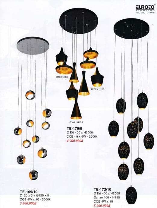 Đèn thả trang trí TE-172/10 1 Den Tha Trang Tri Te 172 10