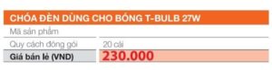 Phu Kien Choa Denchoa Den Dung Cho Bong T Bulb 27w