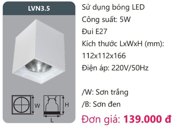 Den Downlight Gan Noi Den Downlight Am Tran Vien Son Cao Caplvn3 5