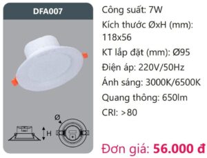 Den Led Downlight Tan Quangdfa007