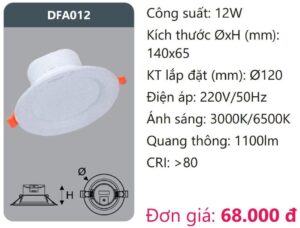 Den Led Downlight Tan Quangdfa012