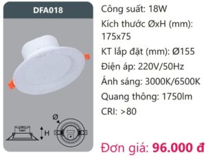 Den Led Downlight Tan Quangdfa018