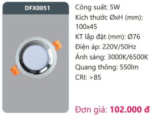 Den Led Downlight Tan Quangdfx0051